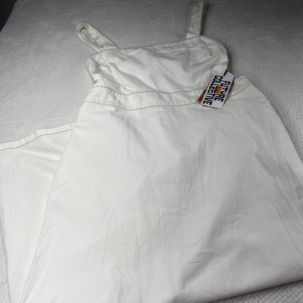 White Midi Dress by Future Collective